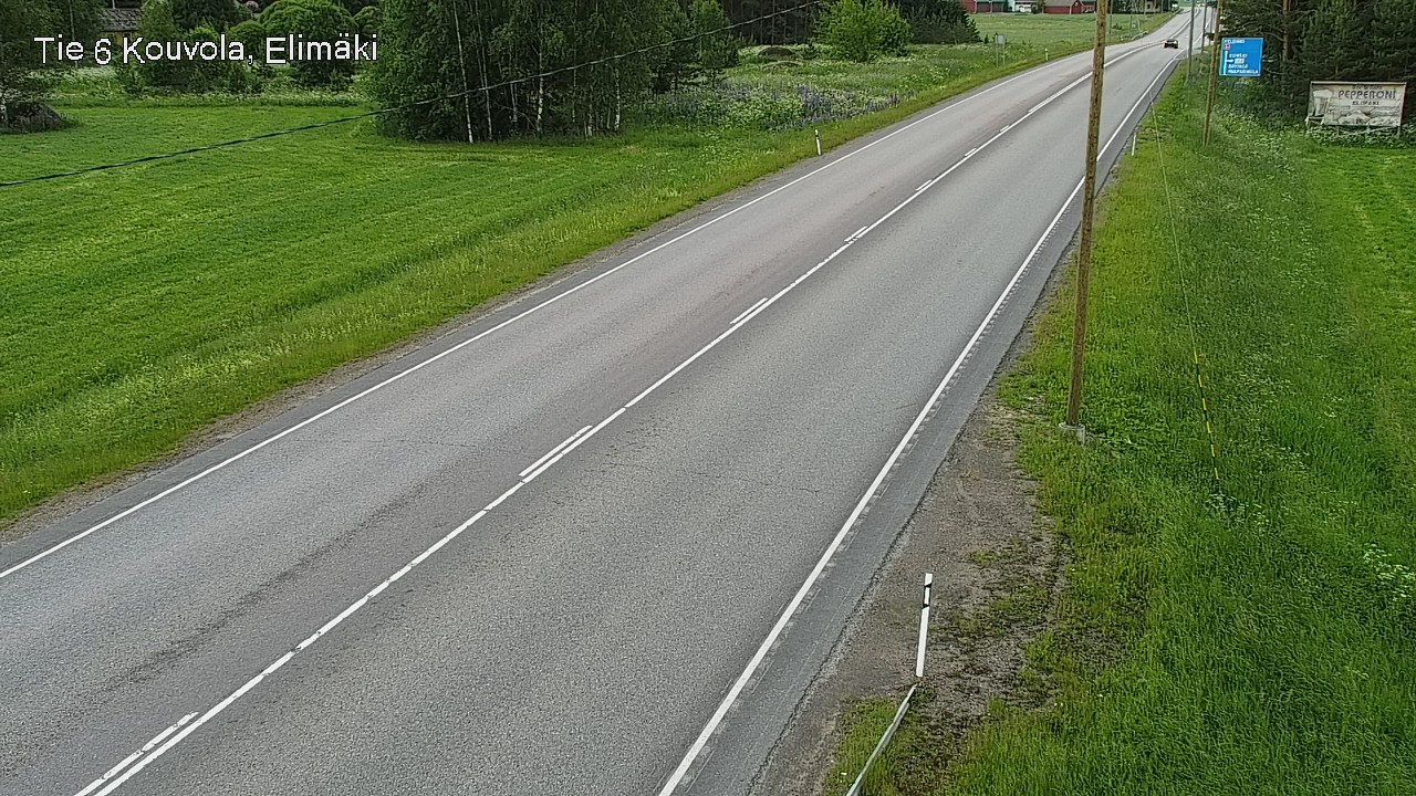 Weather Camera Image Road 6 Kouvola, Elimäki, Kouvola, Kymenlaakso
