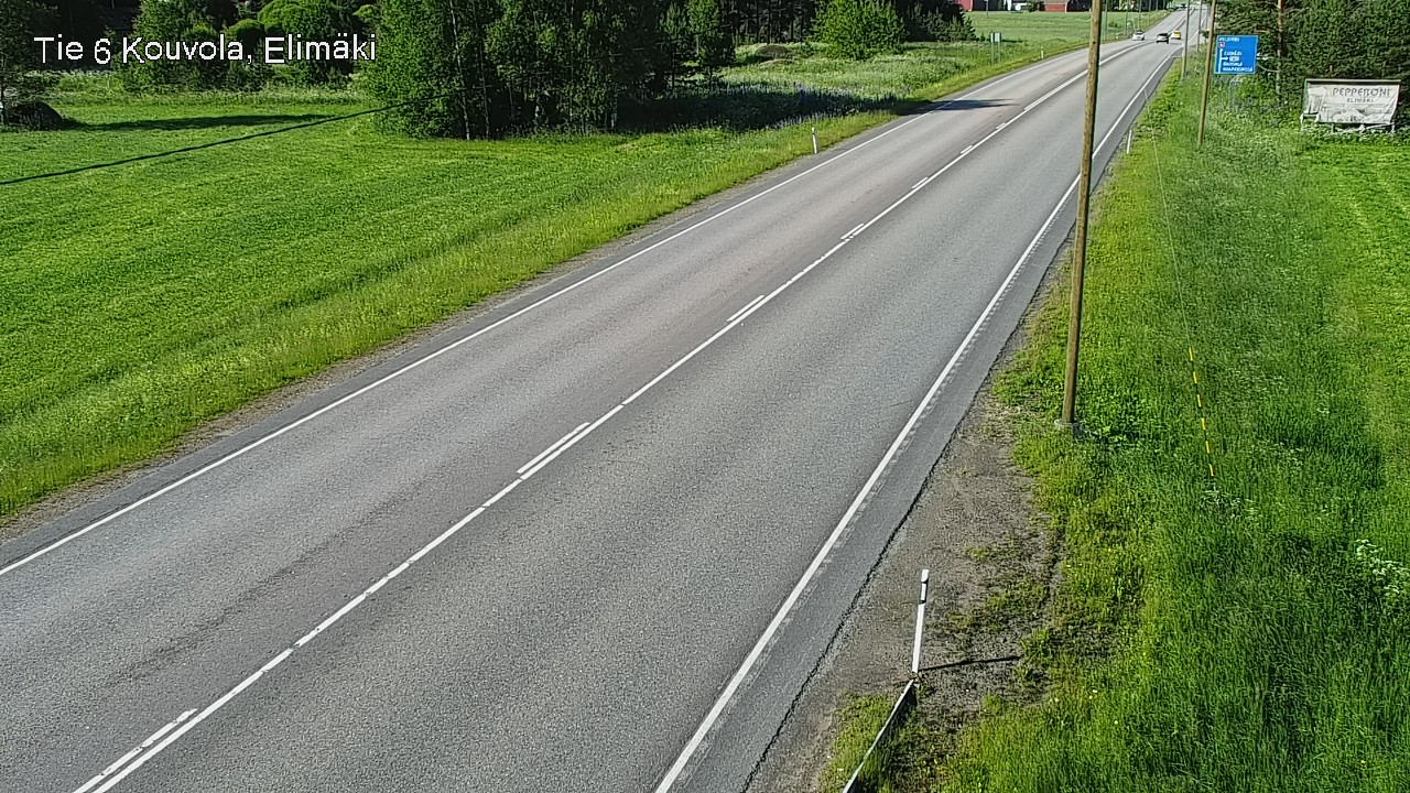 Weather Camera Image Road 6 Kouvola, Elimäki, Kouvola, Kymenlaakso