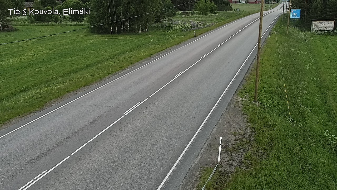 Weather Camera Image Road 6 Kouvola, Elimäki, Kouvola, Kymenlaakso