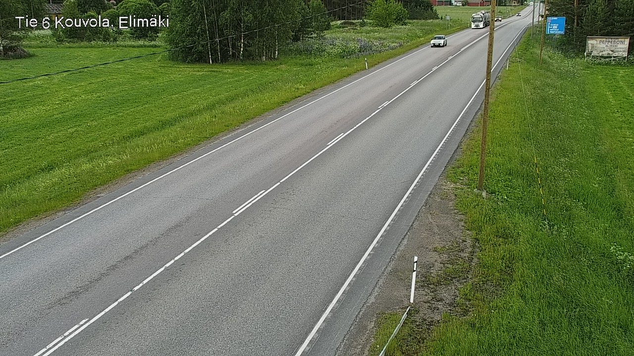 Weather Camera Image Road 6 Kouvola, Elimäki, Kouvola, Kymenlaakso