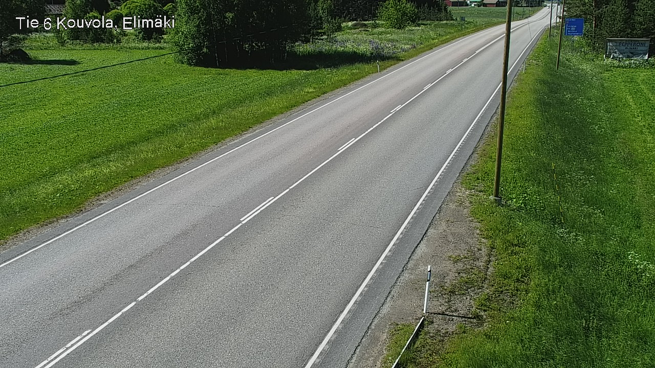 Weather Camera Image Road 6 Kouvola, Elimäki, Kouvola, Kymenlaakso