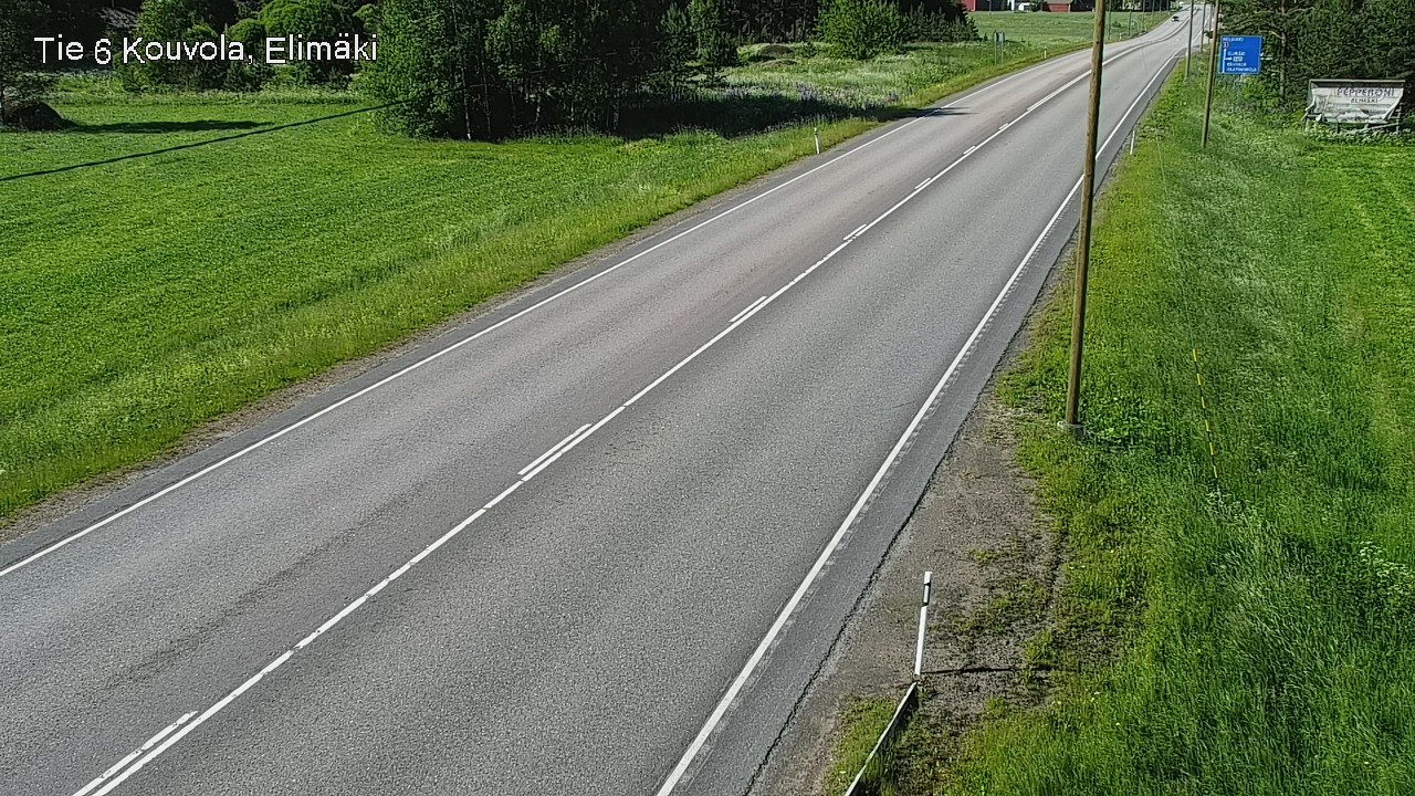 Weather Camera Image Road 6 Kouvola, Elimäki, Kouvola, Kymenlaakso