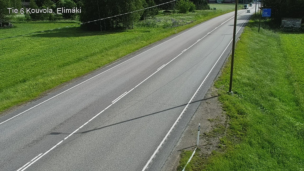 Weather Camera Image Road 6 Kouvola, Elimäki, Kouvola, Kymenlaakso