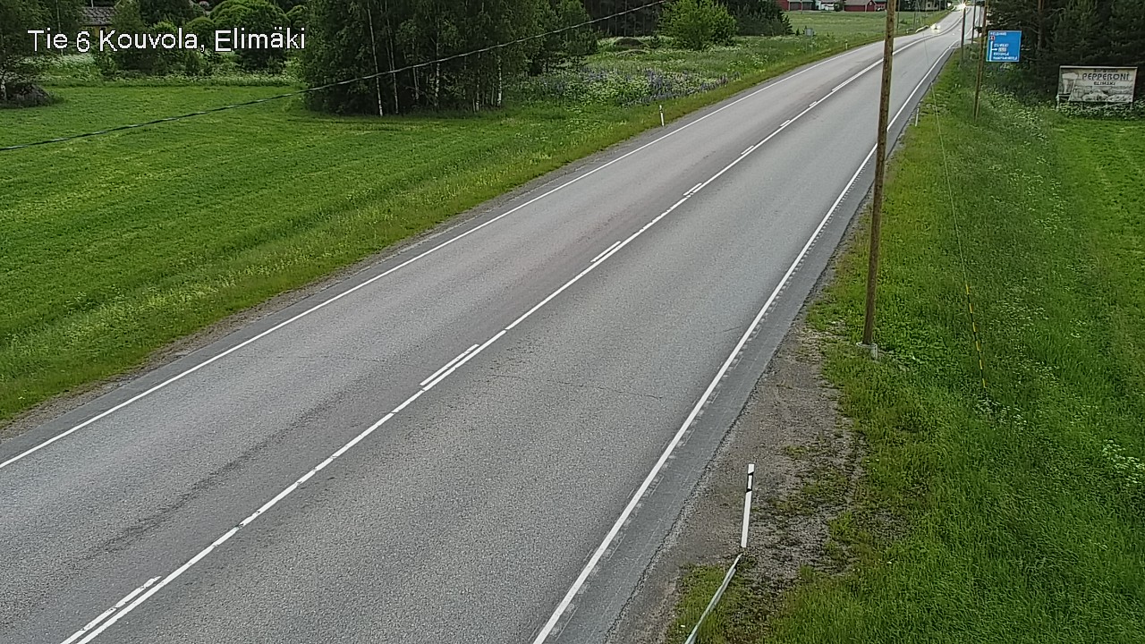 Weather Camera Image Road 6 Kouvola, Elimäki, Kouvola, Kymenlaakso
