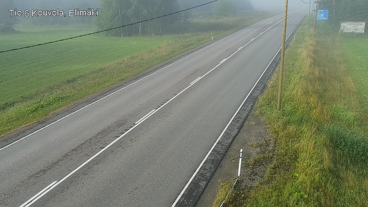 Weather Camera Image Road 6 Kouvola, Elimäki, Kouvola, Kymenlaakso