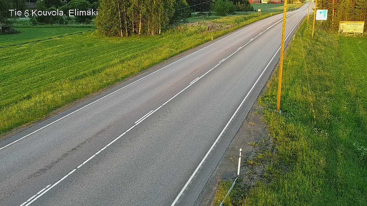 Weather Camera Image Road 6 Kouvola, Elimäki, Kouvola, Kymenlaakso