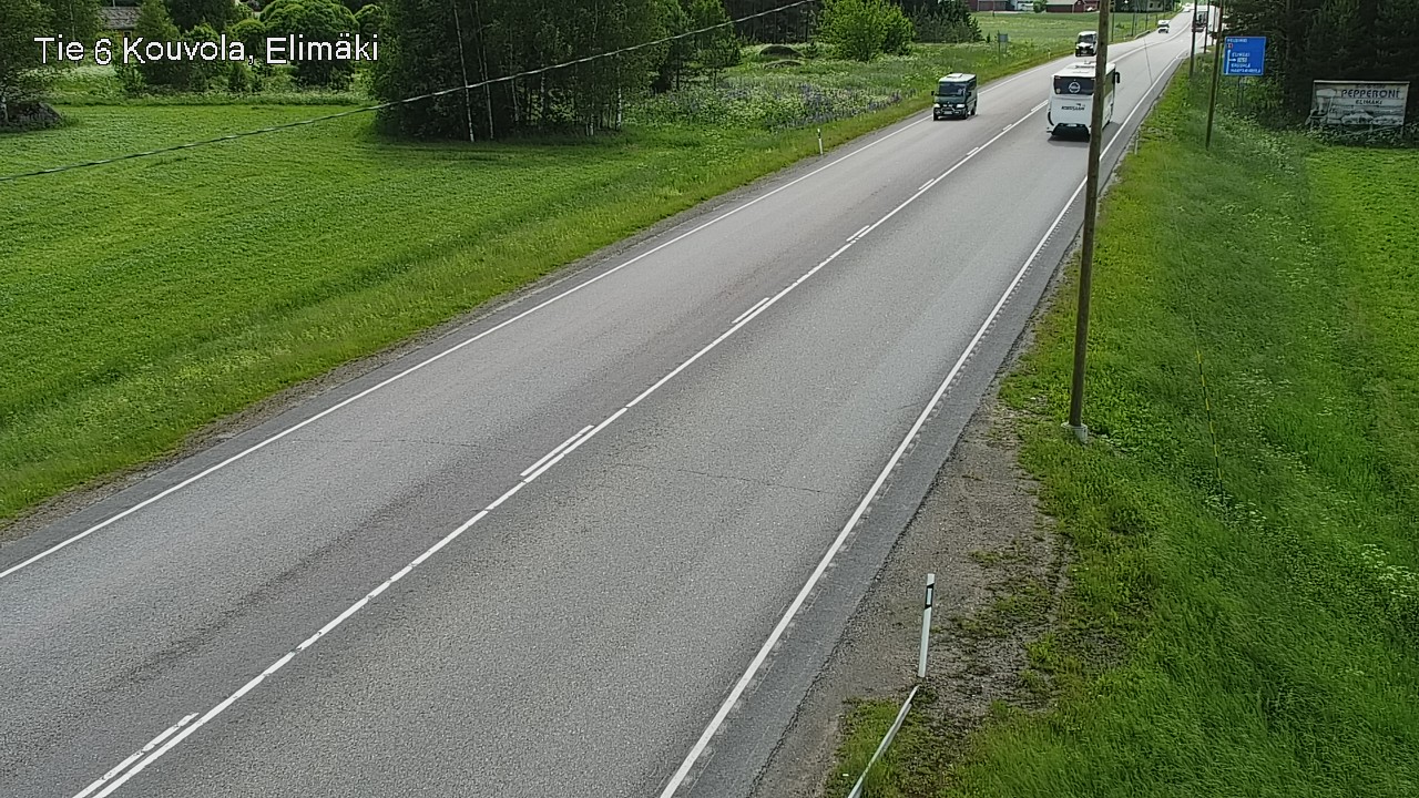 Weather Camera Image Road 6 Kouvola, Elimäki, Kouvola, Kymenlaakso