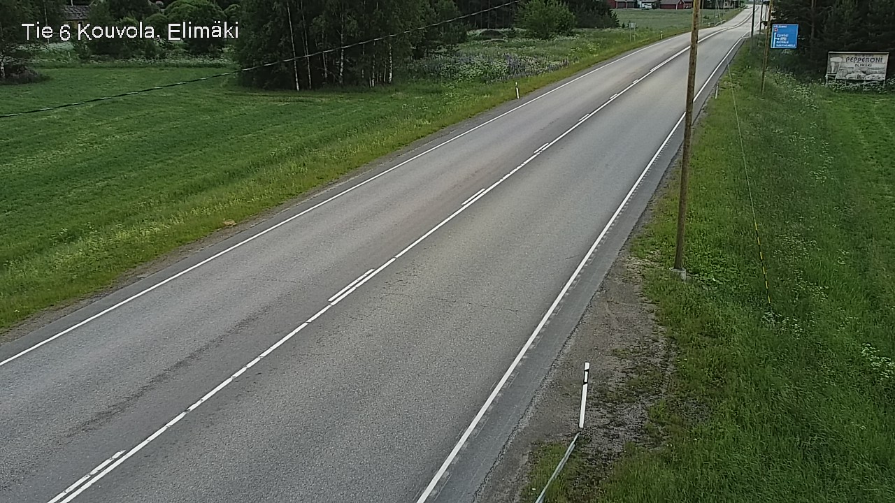 Weather Camera Image Road 6 Kouvola, Elimäki, Kouvola, Kymenlaakso