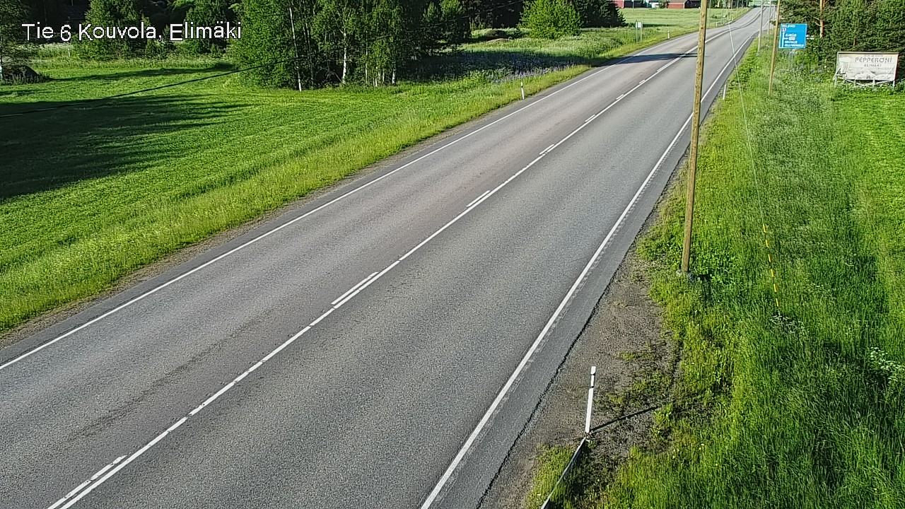 Weather Camera Image Road 6 Kouvola, Elimäki, Kouvola, Kymenlaakso