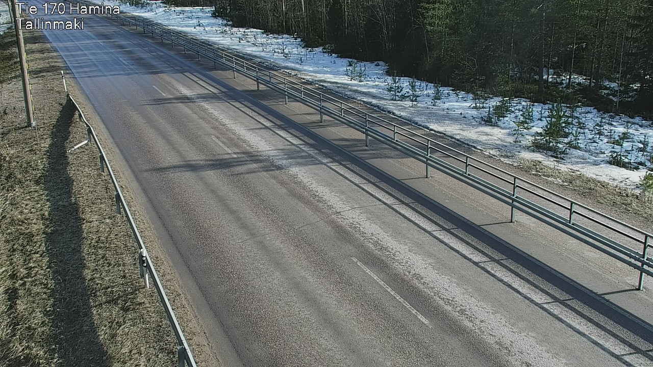 Weather Camera Image Väg 170 Fredrikshamn, Tallinmä, Hamina, Kymenlaakso