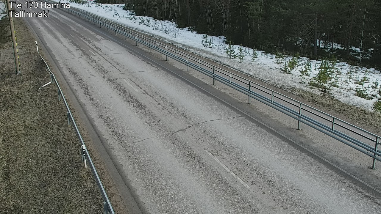 Weather Camera Image Väg 170 Fredrikshamn, Tallinmä, Hamina, Kymenlaakso