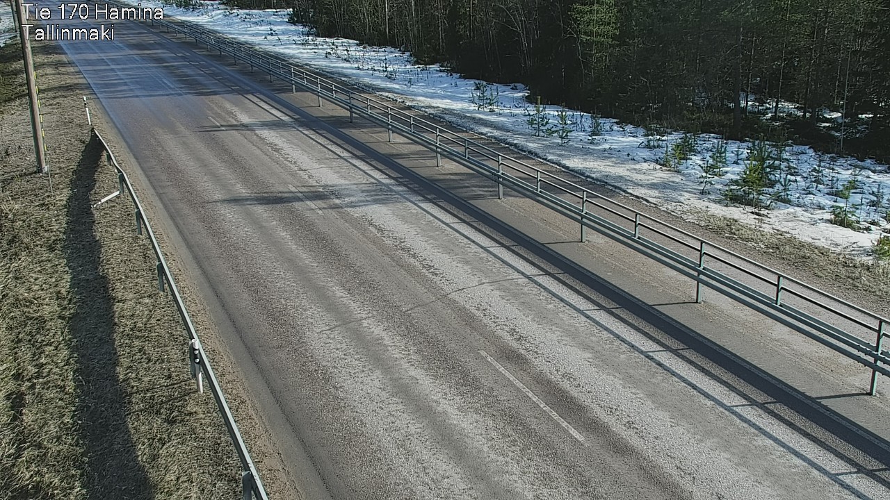 Weather Camera Image Väg 170 Fredrikshamn, Tallinmä, Hamina, Kymenlaakso