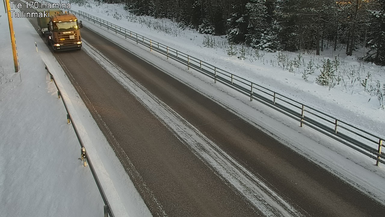 Weather Camera Image Väg 170 Fredrikshamn, Tallinmä, Hamina, Kymenlaakso