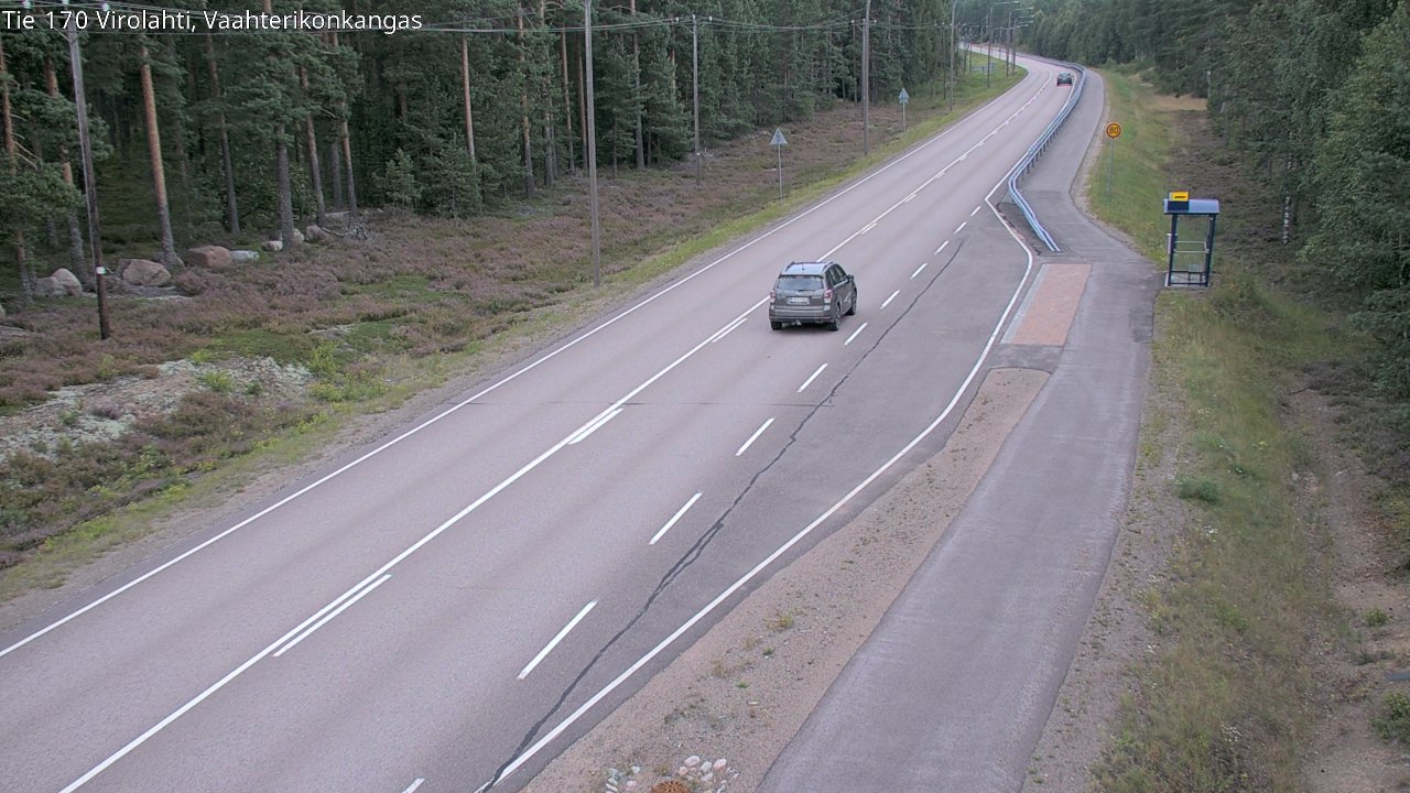 Kelikamerat Kuva Tie 170 Virolahti, Vaahterikonkangas, Virolahti, Kymenlaakso