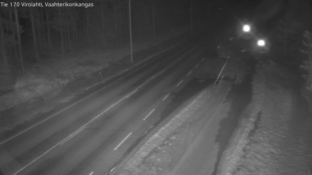 Weather Camera Image Väg 170 Vederlax, Vaahterikonkangas, Virolahti, Kymenlaakso