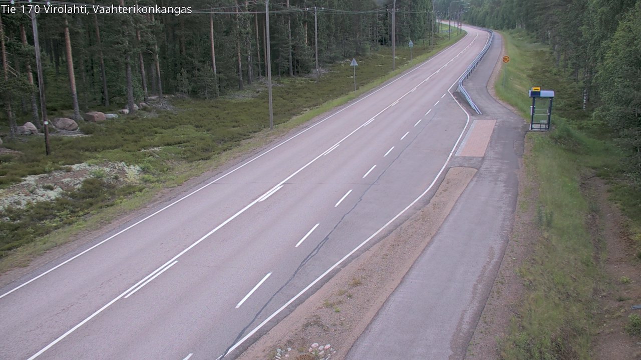 Kelikamerat Kuva Tie 170 Virolahti, Vaahterikonkangas, Virolahti, Kymenlaakso