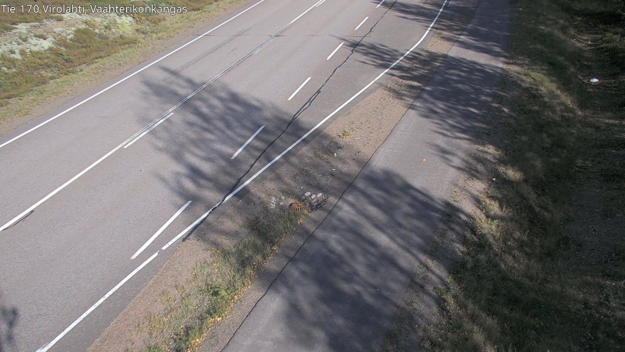 Weather Camera Image Väg 170 Vederlax, Vaahterikonkangas, Virolahti, Kymenlaakso