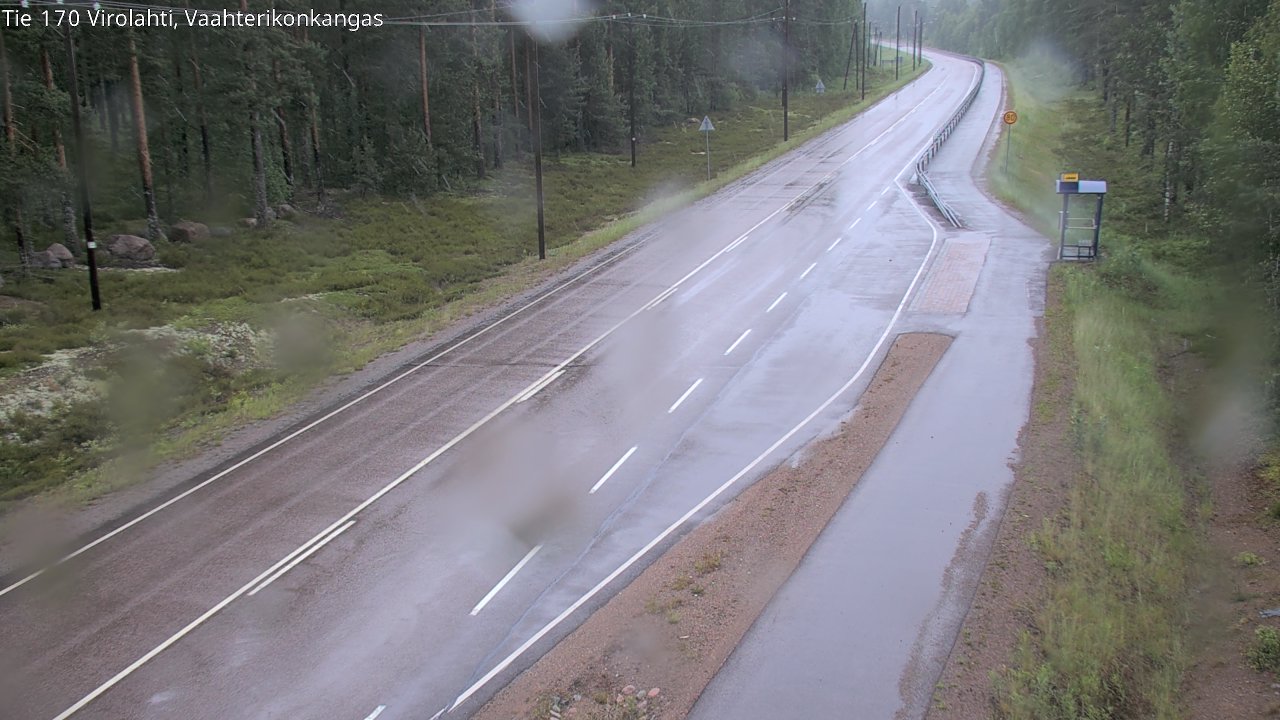 Weather Camera Image Road 170 Virolahti, Vaahterikonkangas, Virolahti, Kymenlaakso