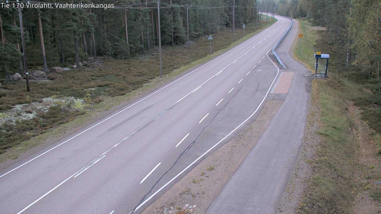 Kelikamerat Kuva Tie 170 Virolahti, Vaahterikonkangas, Virolahti, Kymenlaakso