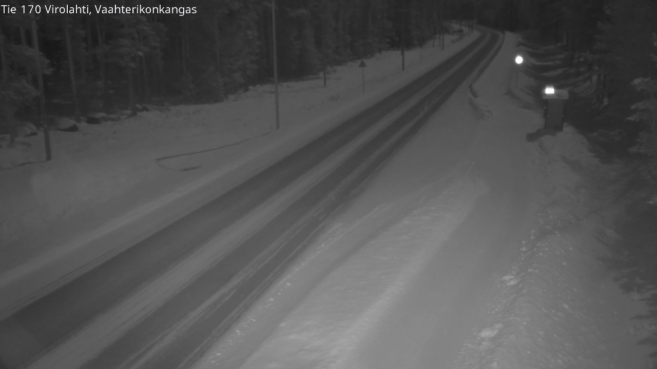 Weather Camera Image Väg 170 Vederlax, Vaahterikonkangas, Virolahti, Kymenlaakso