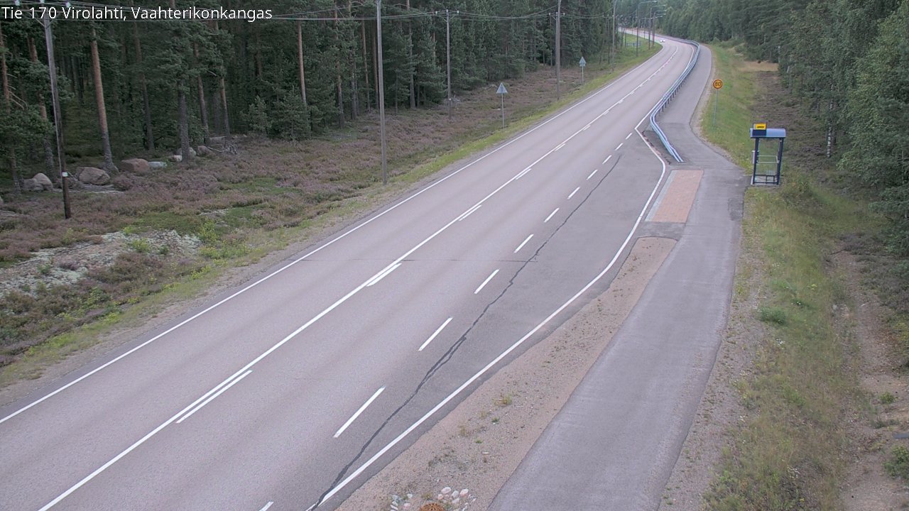 Kelikamerat Kuva Tie 170 Virolahti, Vaahterikonkangas, Virolahti, Kymenlaakso