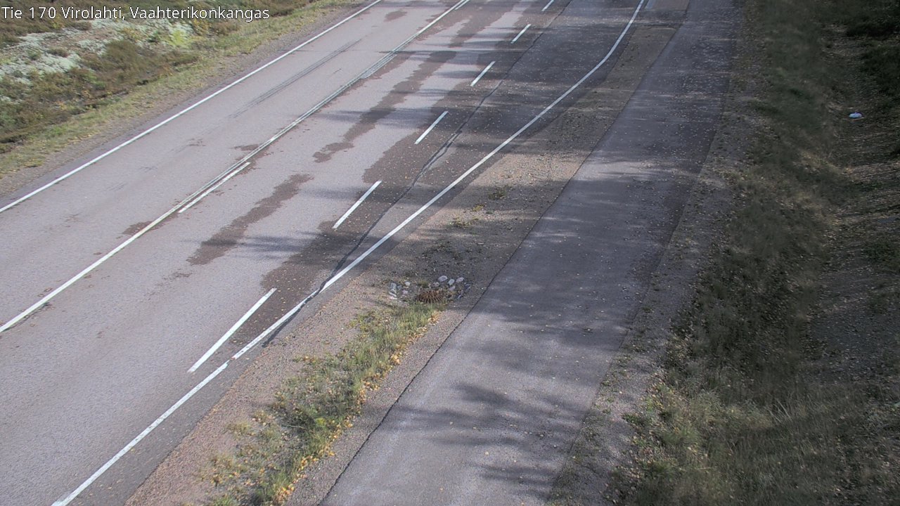 Weather Camera Image Väg 170 Vederlax, Vaahterikonkangas, Virolahti, Kymenlaakso