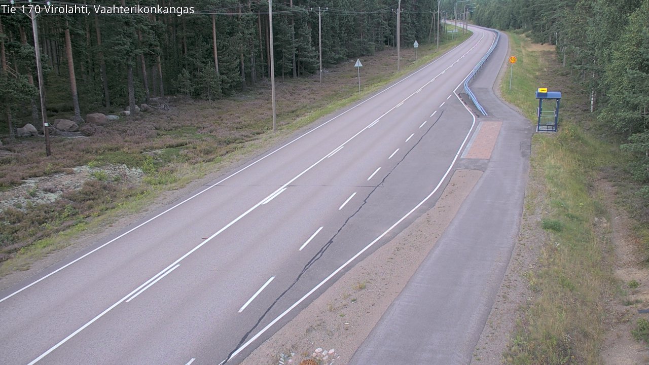 Kelikamerat Kuva Tie 170 Virolahti, Vaahterikonkangas, Virolahti, Kymenlaakso