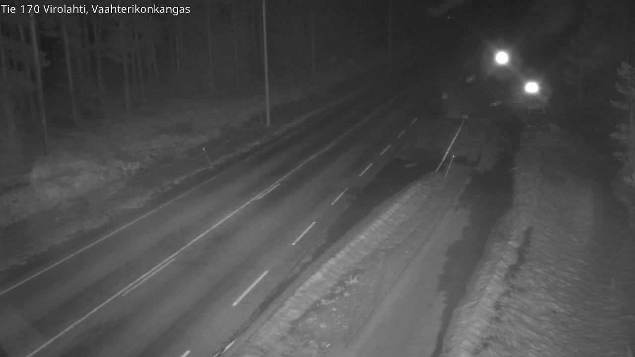 Weather Camera Image Väg 170 Vederlax, Vaahterikonkangas, Virolahti, Kymenlaakso