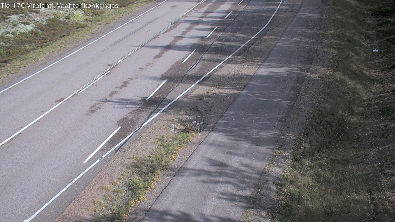 Weather Camera Image Väg 170 Vederlax, Vaahterikonkangas, Virolahti, Kymenlaakso