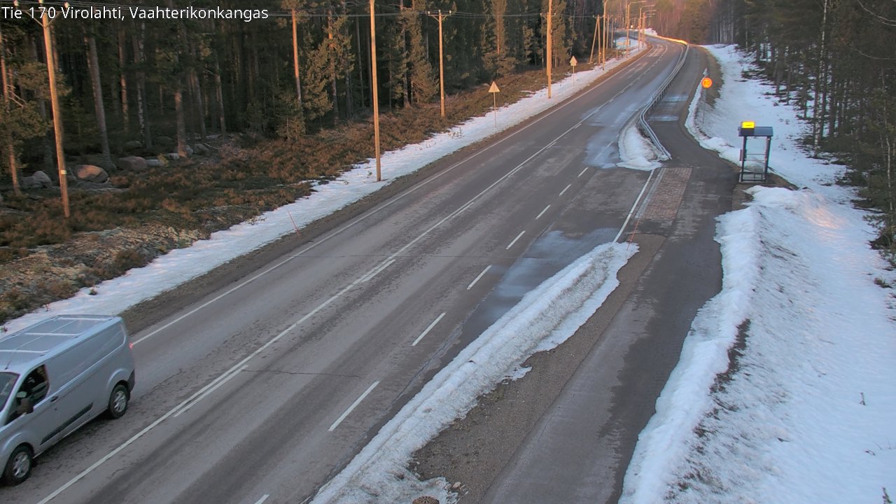 Weather Camera Image Väg 170 Vederlax, Vaahterikonkangas, Virolahti, Kymenlaakso