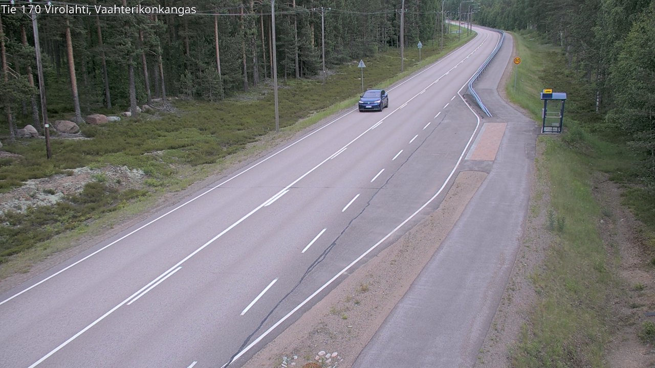Kelikamerat Kuva Tie 170 Virolahti, Vaahterikonkangas, Virolahti, Kymenlaakso