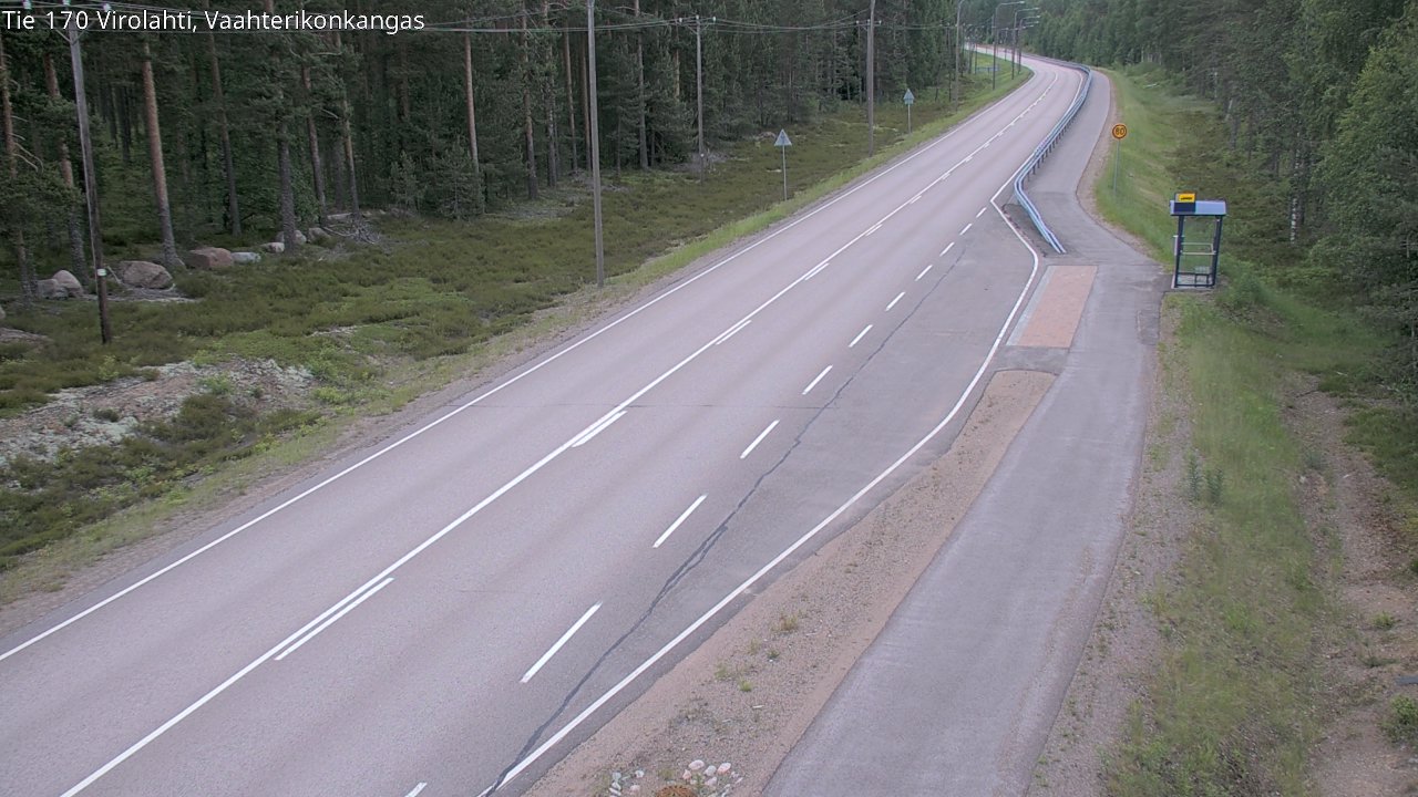 Kelikamerat Kuva Tie 170 Virolahti, Vaahterikonkangas, Virolahti, Kymenlaakso