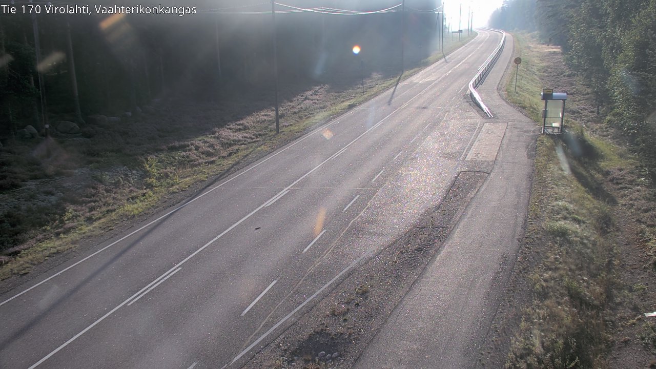 Weather Camera Image Road 170 Virolahti, Vaahterikonkangas, Virolahti, Kymenlaakso