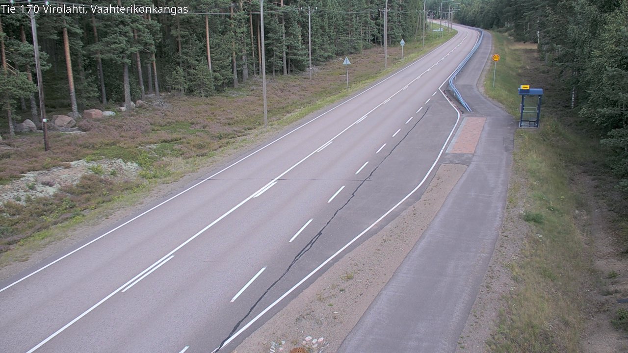 Kelikamerat Kuva Tie 170 Virolahti, Vaahterikonkangas, Virolahti, Kymenlaakso
