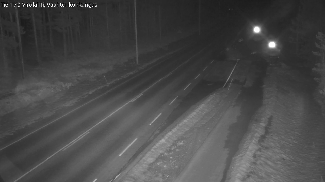 Weather Camera Image Väg 170 Vederlax, Vaahterikonkangas, Virolahti, Kymenlaakso