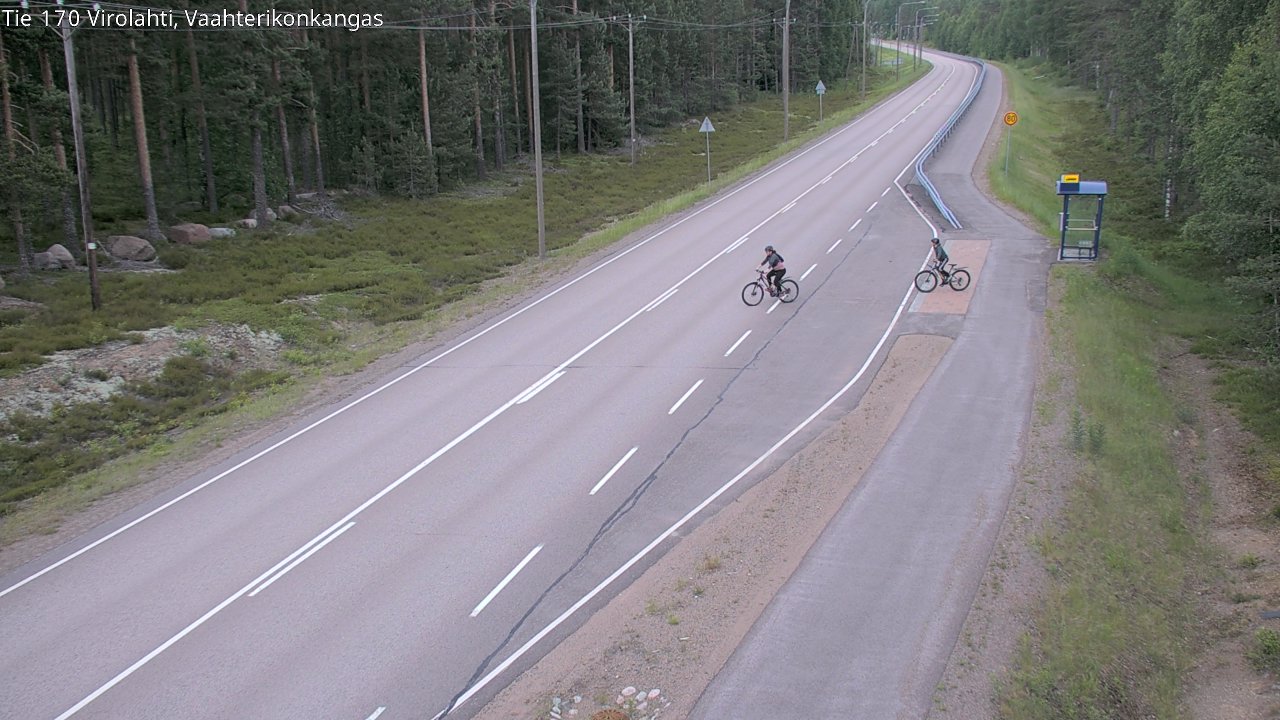Kelikamerat Kuva Tie 170 Virolahti, Vaahterikonkangas, Virolahti, Kymenlaakso