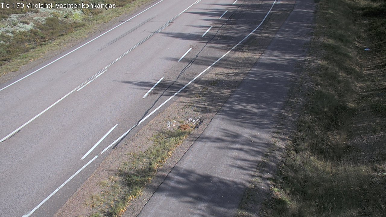 Weather Camera Image Väg 170 Vederlax, Vaahterikonkangas, Virolahti, Kymenlaakso