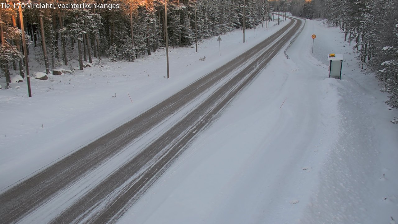 Kelikamerat Kuva Tie 170 Virolahti, Vaahterikonkangas, Virolahti, Kymenlaakso