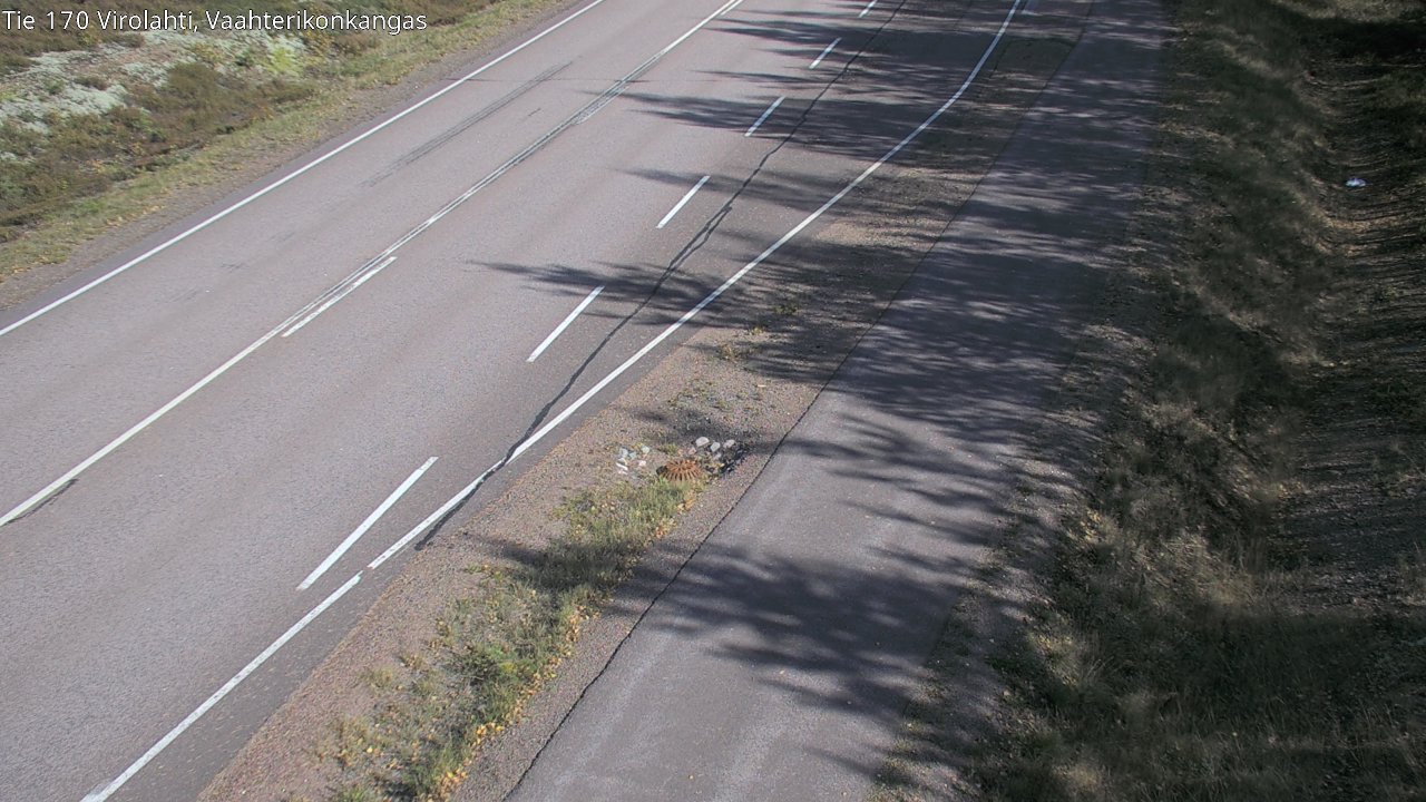 Weather Camera Image Väg 170 Vederlax, Vaahterikonkangas, Virolahti, Kymenlaakso