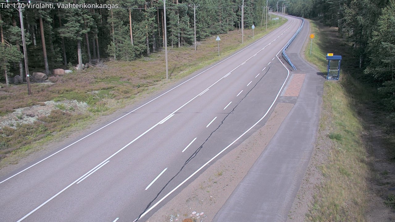 Kelikamerat Kuva Tie 170 Virolahti, Vaahterikonkangas, Virolahti, Kymenlaakso