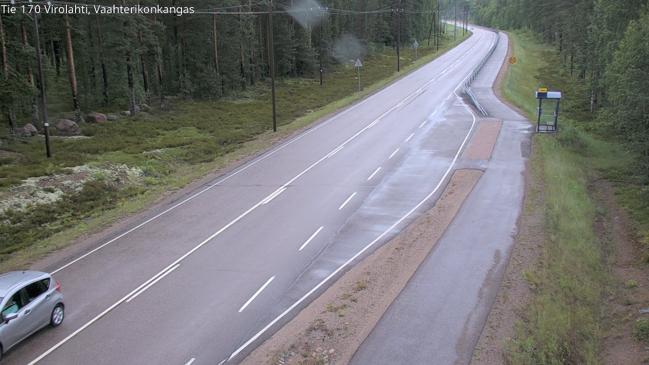 Weather Camera Image Väg 170 Vederlax, Vaahterikonkangas, Virolahti, Kymenlaakso