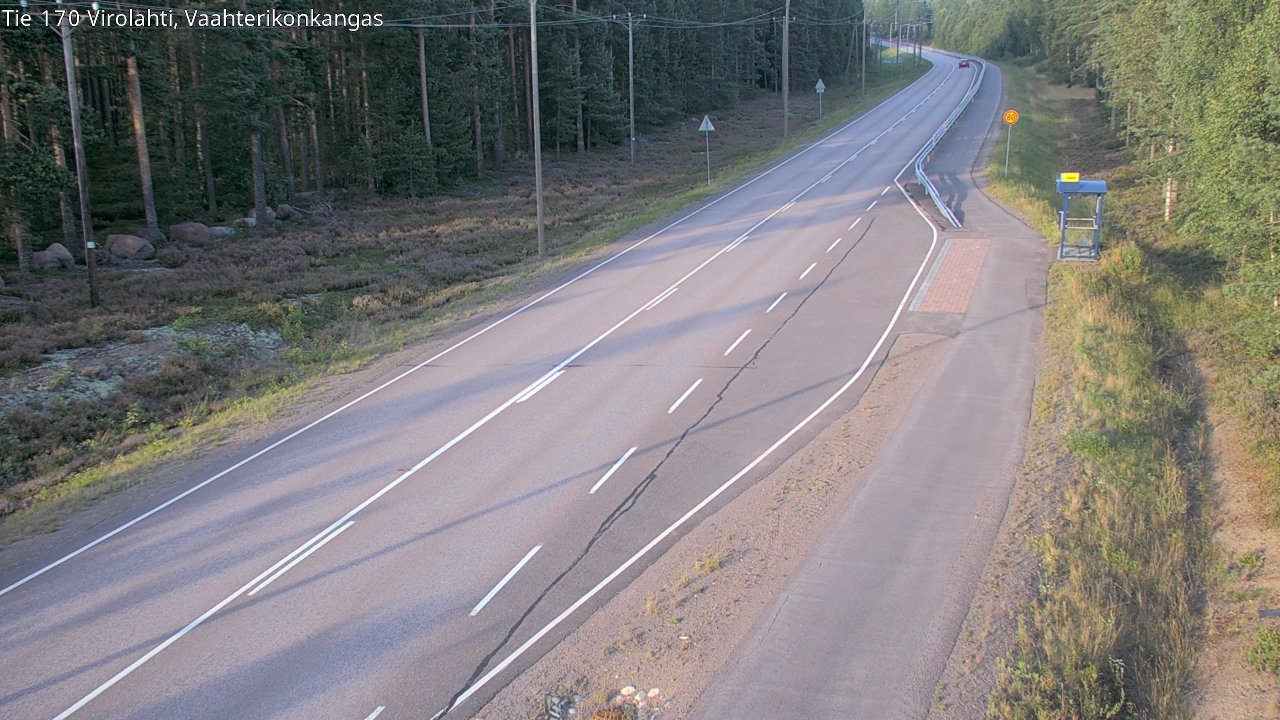 Kelikamerat Kuva Tie 170 Virolahti, Vaahterikonkangas, Virolahti, Kymenlaakso