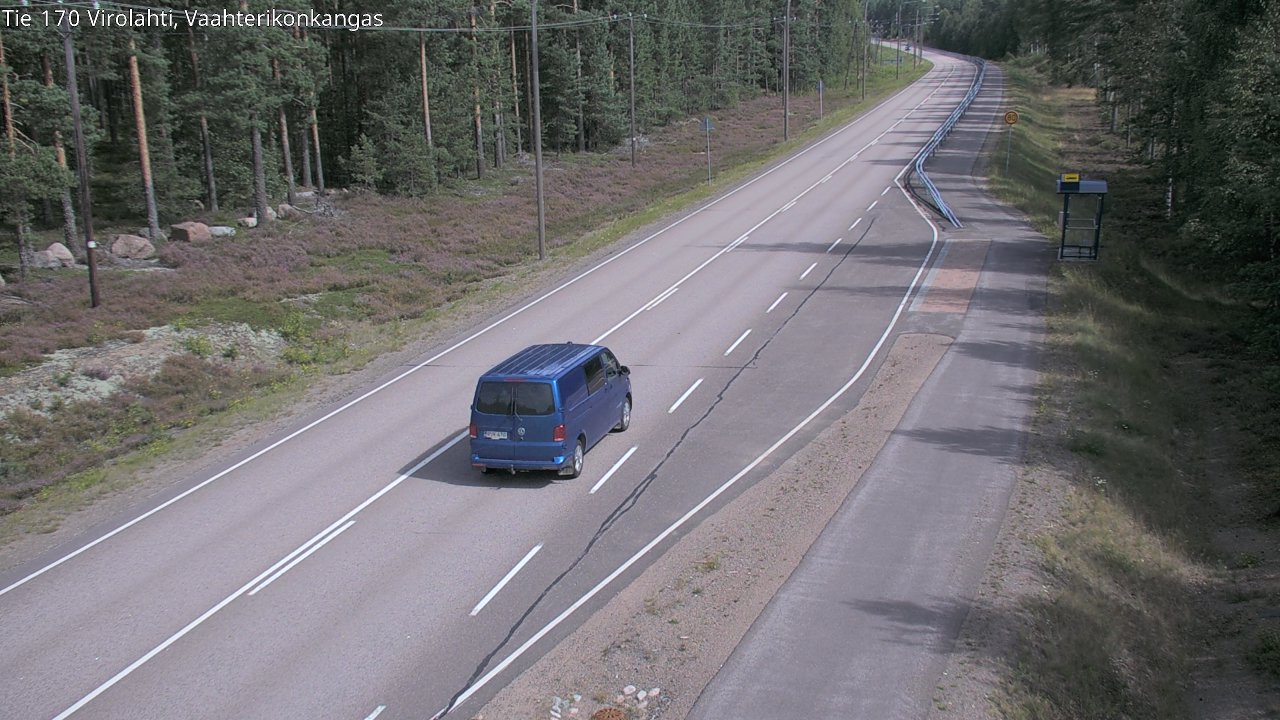 Kelikamerat Kuva Tie 170 Virolahti, Vaahterikonkangas, Virolahti, Kymenlaakso