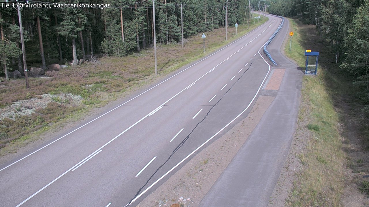 Kelikamerat Kuva Tie 170 Virolahti, Vaahterikonkangas, Virolahti, Kymenlaakso