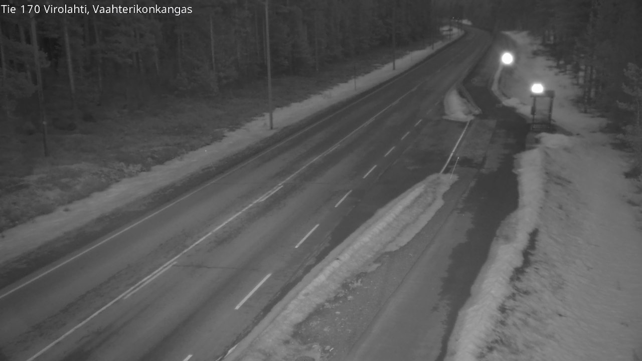 Weather Camera Image Väg 170 Vederlax, Vaahterikonkangas, Virolahti, Kymenlaakso