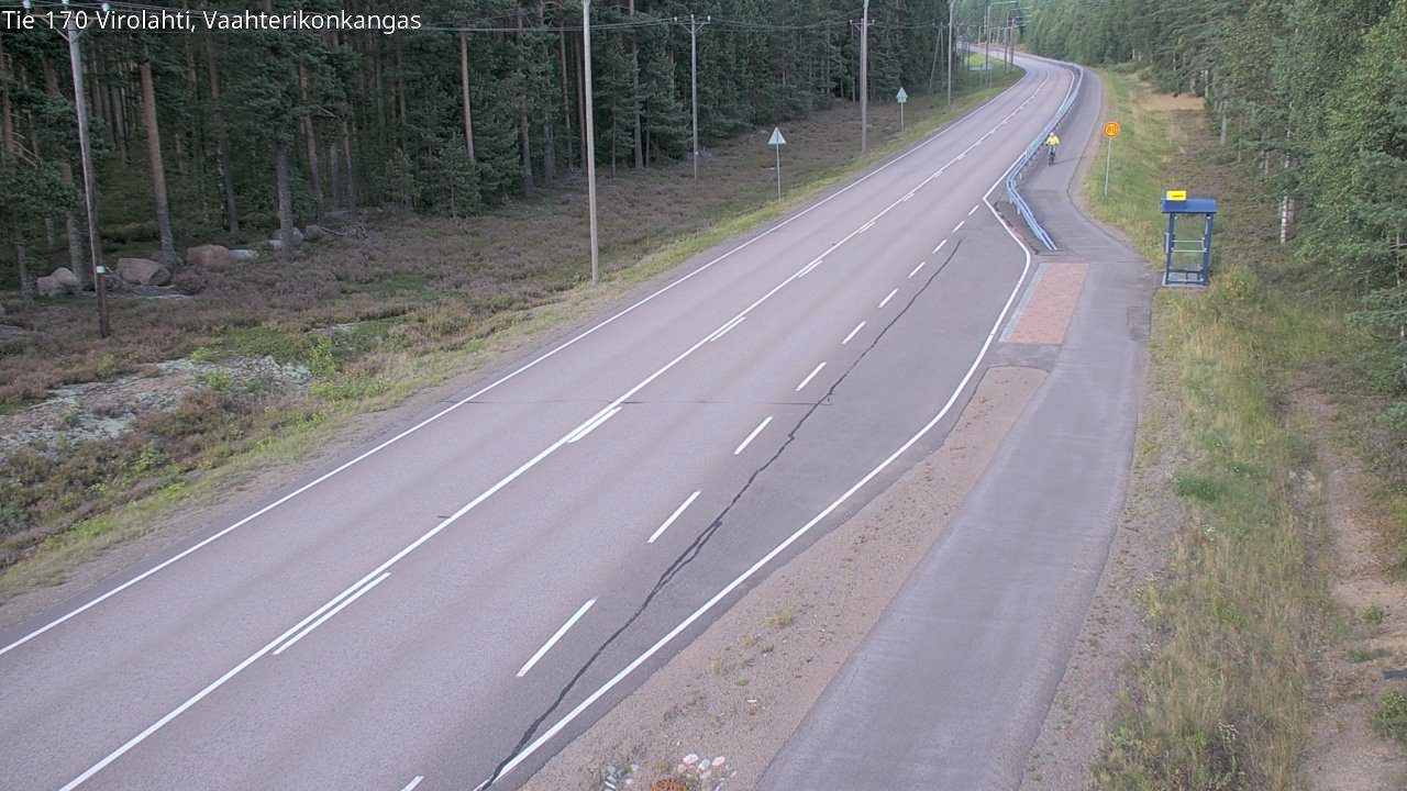 Kelikamerat Kuva Tie 170 Virolahti, Vaahterikonkangas, Virolahti, Kymenlaakso