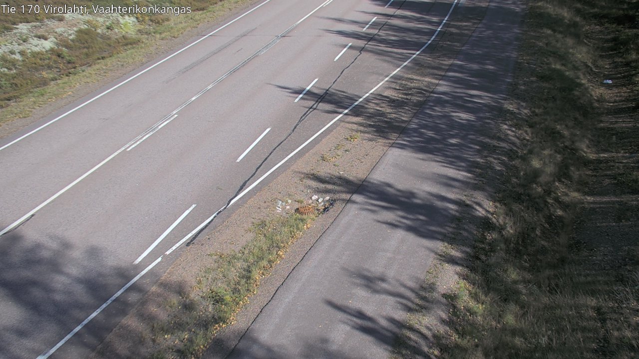 Weather Camera Image Väg 170 Vederlax, Vaahterikonkangas, Virolahti, Kymenlaakso