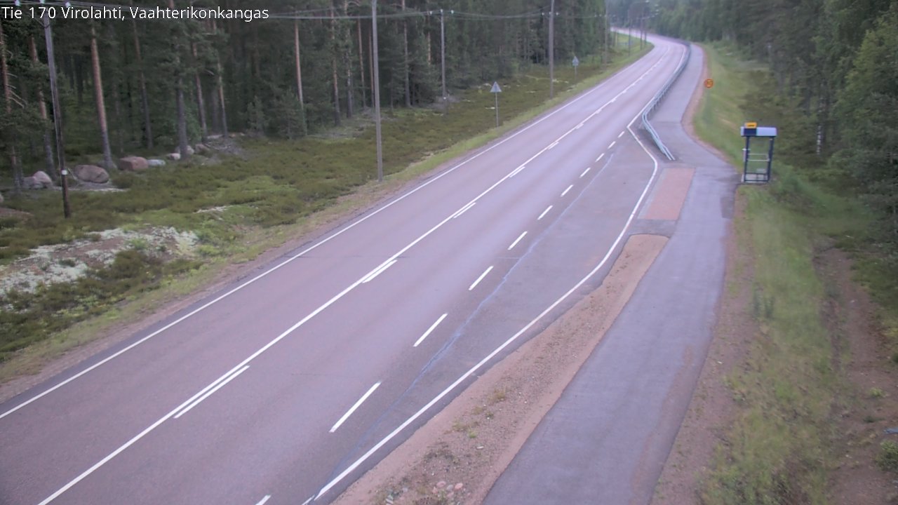 Kelikamerat Kuva Tie 170 Virolahti, Vaahterikonkangas, Virolahti, Kymenlaakso