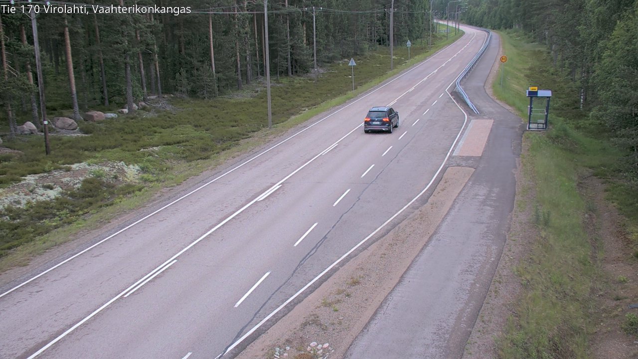 Kelikamerat Kuva Tie 170 Virolahti, Vaahterikonkangas, Virolahti, Kymenlaakso