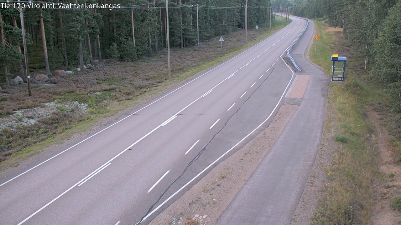 Kelikamerat Kuva Tie 170 Virolahti, Vaahterikonkangas, Virolahti, Kymenlaakso